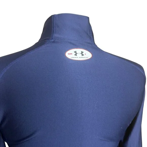 Under Armour Compression Top Navy Blue Size Small - Picture 4 of 7
